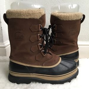 Sorel Caribou Mens Laced Insulated Boots Size 10